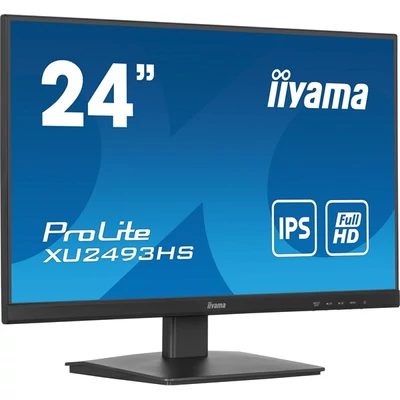 iiyama Prolite IPS monitor, 23,8", 1920 x 1080, 16:9, 250cd, 0,5ms, 1300:1 HDMI/DP, XU2493HS-B6