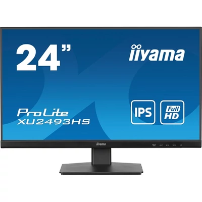 iiyama Prolite IPS monitor, 23,8", 1920 x 1080, 16:9, 250cd, 0,5ms, 1300:1 HDMI/DP, XU2493HS-B6