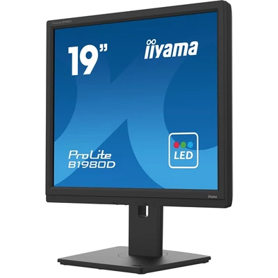 iiyama Prolite monitor, TN,  19", 1980D-B5, 1280x1024, 5:4, 250cd, 5ms, DVI/VGA