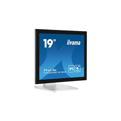 iiyama touch IPS monitor, 19", 1280 x 1024, 5:4, 250cd, 14ms, 1000:1, VGA/HDMI/DP, T1932MSC-W1SAG