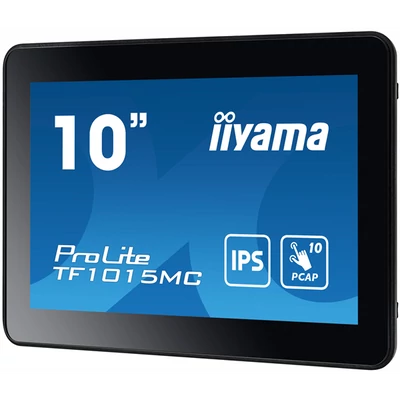 iiyama touch monitor, 10", 1280x800, 16:10, 425cd, 29ms, 800:1,VGA/HDMI/DP/LAN, Open frame, TF1015MC