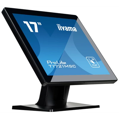 iiyama touch monitor, 17", 1920x1080, 16:9, 230cd, 5ms, 1000:1, VGA/HDMI,  T1721MSC-B2