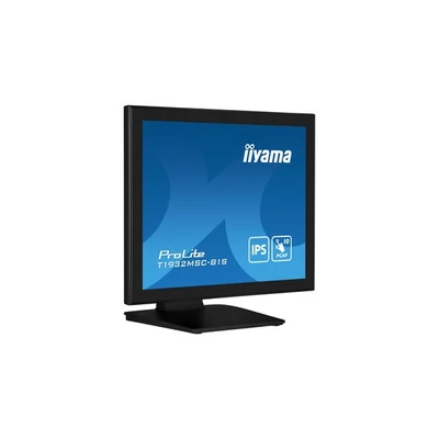 iiyama touch monitor, 19", 1280 x 1024, 5:4, 250cd, 14ms, 1000:1, VGA/HDMI/DP, T1932MSC-B1S