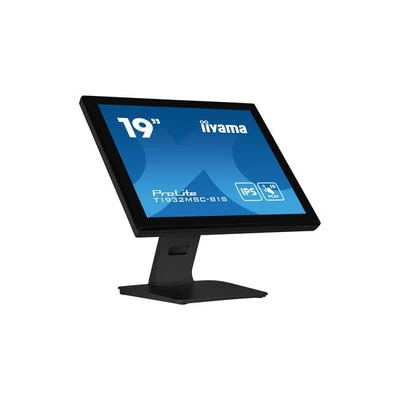 iiyama touch monitor, 19", 1280 x 1024, 5:4, 250cd, 14ms, 1000:1, VGA/HDMI/DP, T1932MSC-B1S