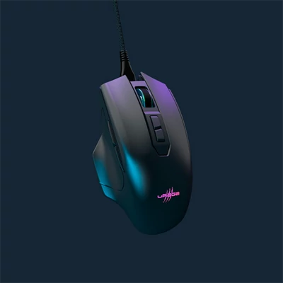 URAGE by HAMA 217840, GAMING "URAGE REAPER 410" OPTIKAI EGÉR, FEKETE, 12000DPI