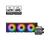 MSI CPU hűtő Coreliquid M360 3xARGB (vízhűtés), Univerzális